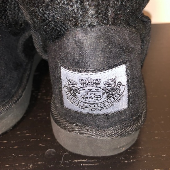 Juicy Couture knitted winter and snow boots size 5 - Picture 4 of 7
